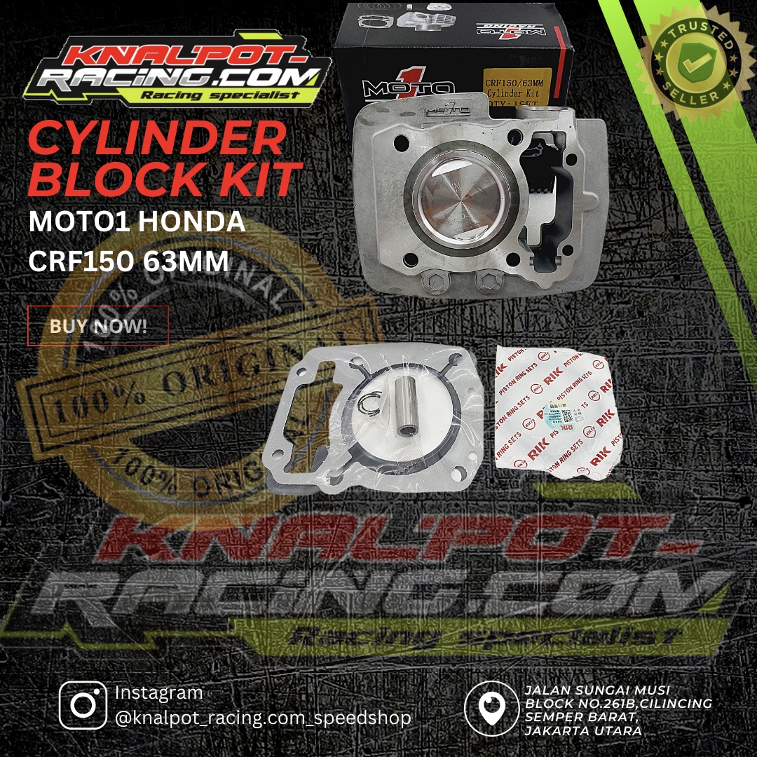 CYLINDER BLOCK KIT MOTO1 HONDA CRF150 63MM